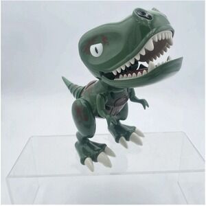 Green Zoomer Chomplingz Interactive Dinosaur T-rex Dino with Lights and Sounds
